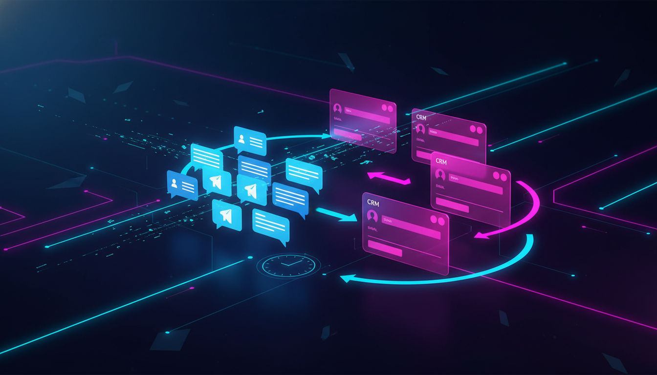 Every Telegram conversation becomes a qualified lead. BizNode captures name, email, and business details automatically while your bot chats