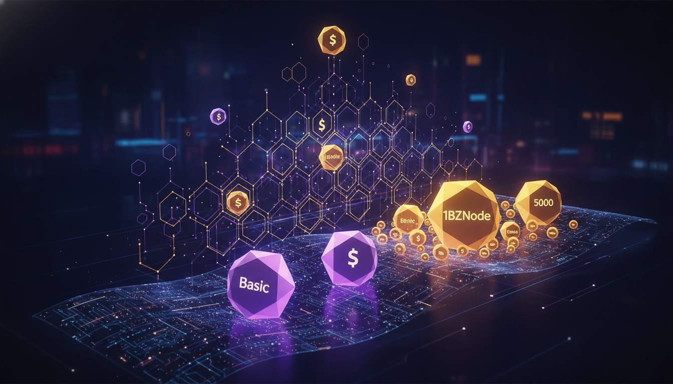 BizNode handle limits scale with your tier: 3 handles (Basic $20) up to 5000 handles (1BZNode $1500). Every bot gets a free payment handle for UPI, Stripe, or BZeUSD