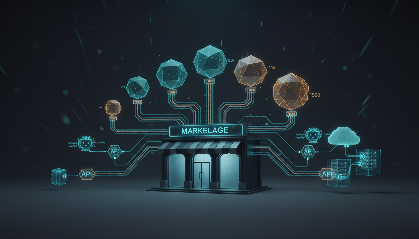 BizNode now has 7 tiers from $20 to $1500. API-hosted tiers need zero installation — your bot runs on BizNode infrastructure. Start at $20 with 3 service handles