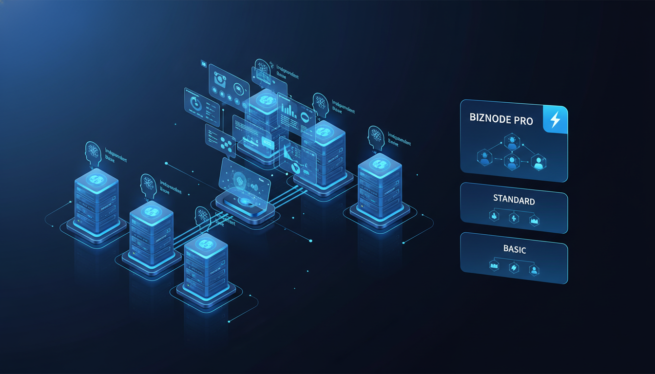 BizNode Pro: run up to 5 independent Telegram bots, each with its own identity, knowledge base, and AI persona
