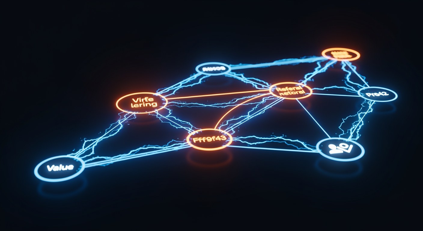 Compounding referral network