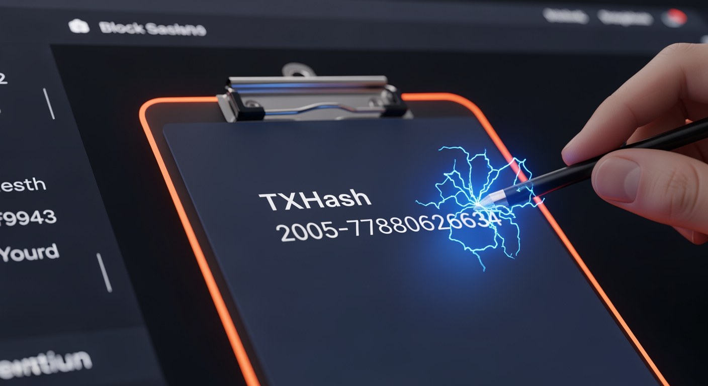 Step 4: Copy the TX hash