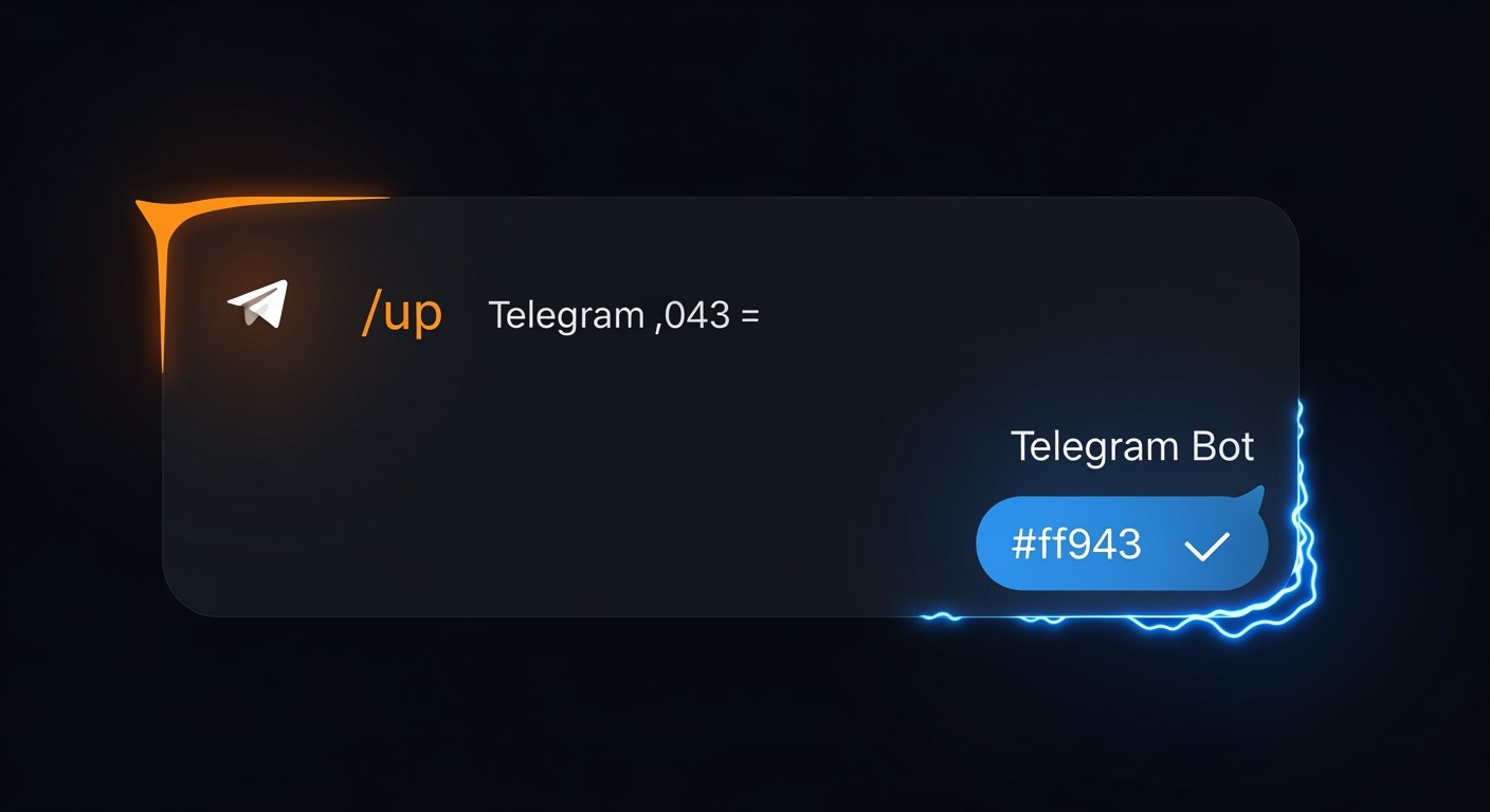 Step 5: Run /up in @biznode_bot